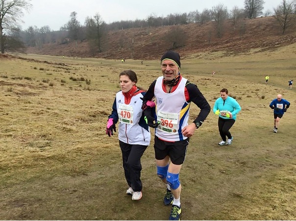 Louise and Jon at Knole 10k