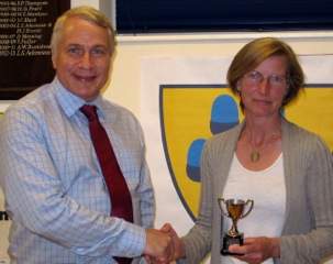 Sally Shewell gets XC prize