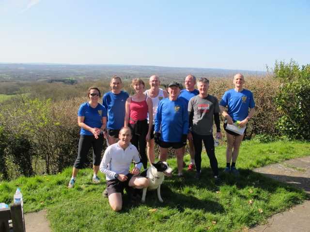 Trail runners at Toys Hill