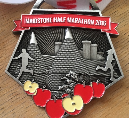Maidstone Half medal
