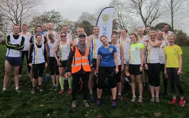 Sevenoaks AC team at Swanley