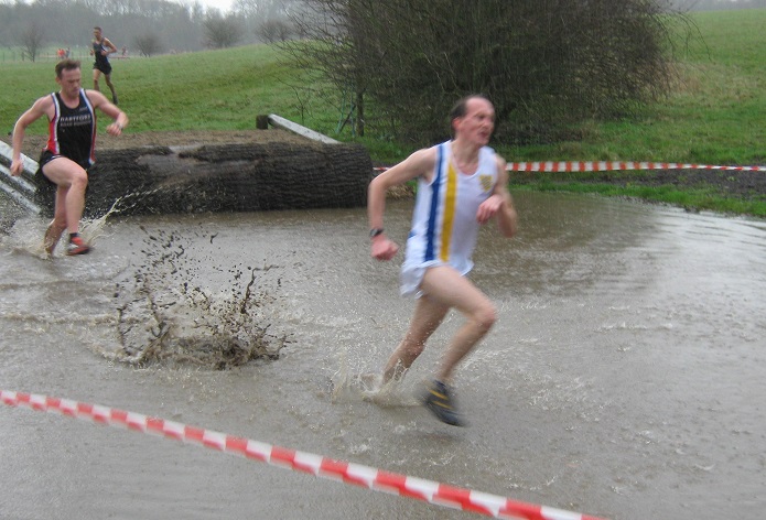 James Mason skips through the water