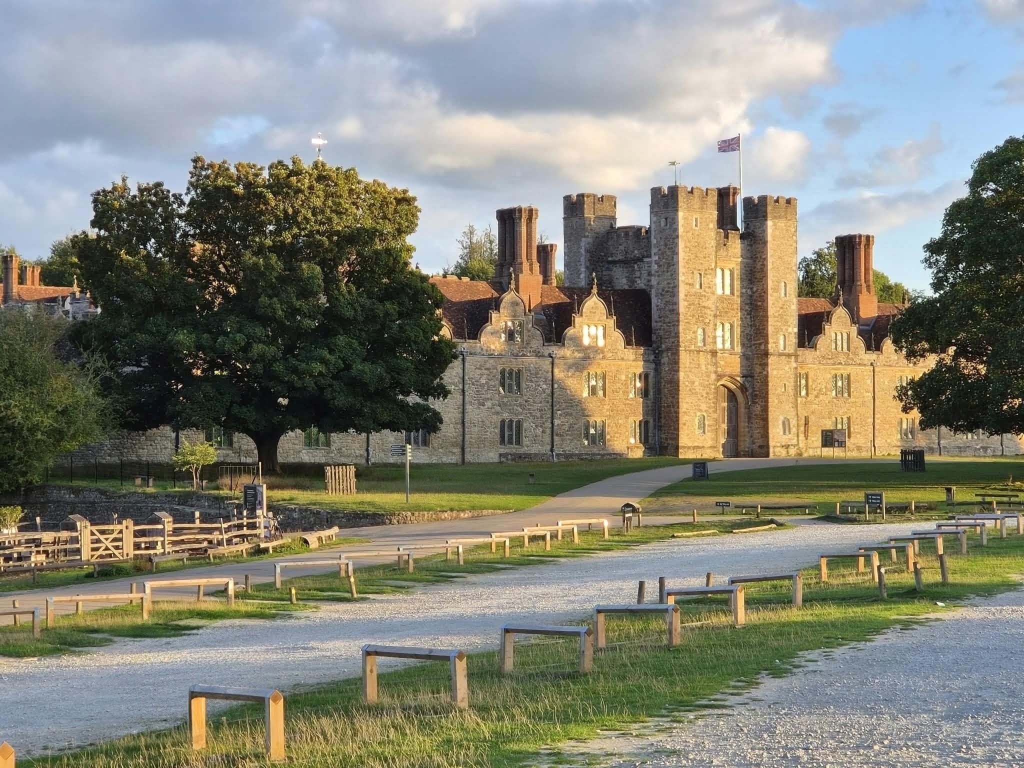 Knole House in evening light