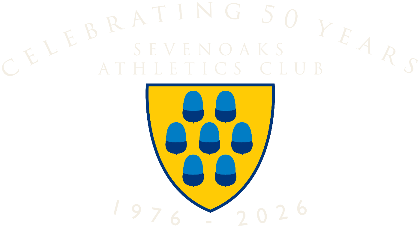 Celebrating 50 years, Sevenoaks Athletics Club, 1976 to 2026