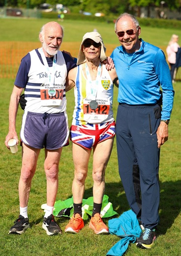 photo of Lionel with Maurice & Lyndon