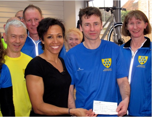 Donation to Dame Kelly Holmes Trust