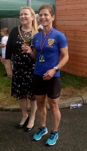 Heather Wins Highway 10k 2019