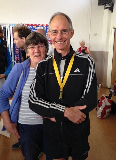 James Graham with medal